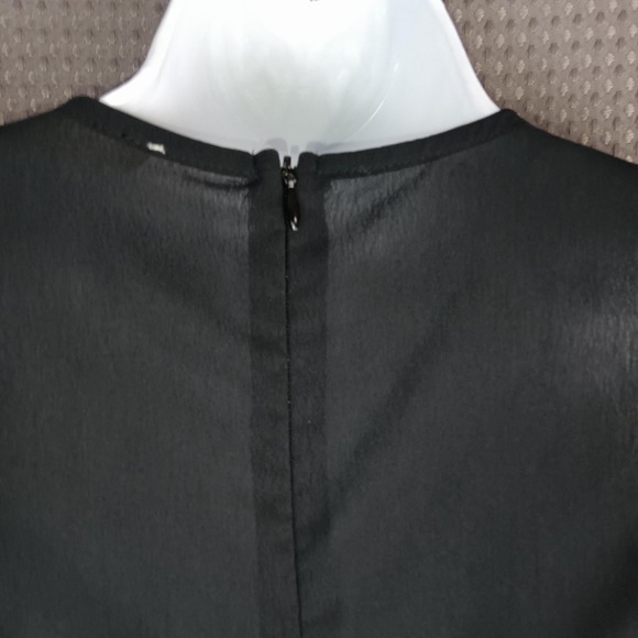 Altar'd State Jumpsuit Womens Small Black Lace Trim Deep V Back Zip Tie Waist - Picture 11 of 14